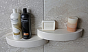 designer shampoo shelves